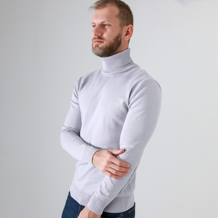 Джемпер мужской SL, 48, серый Джемпер мужской SL, 48, серый