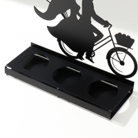 Подсвечник металл на 3 свечи "Романтичная поездка на велосипеде" чёрный 16,8х18,5х6 см Подсвечник металл на 3 свечи "Романтичная поездка на велосипеде" чёрный 16,8х18,5х6 см