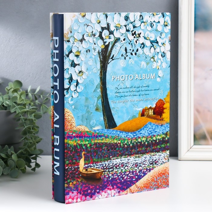 Фотоальбом на 300 фото 10х15 см "Весна/Осень" в коробке МИКС 33.6х23,4х5,2 см