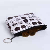 Кошелёк монетница на молнии, цвет МИКС Кошелёк монетница на молнии, цвет МИКС