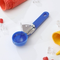 Ложка для мороженого Доляна «Помощник», 20,5 см, 50 мл, цвет МИКС Ложка для мороженого Доляна «Помощник», 20,5 см, 50 мл, цвет МИКС