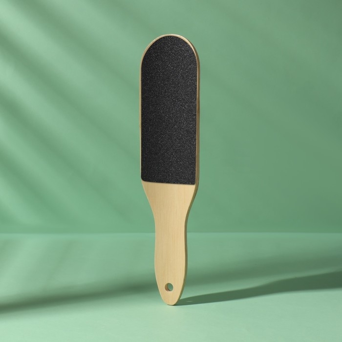 Пилка для ног «BAMBOO», наждачная, двусторонняя, изогнутая, 25 см, бамбуковая Пилка для ног «BAMBOO», наждачная, двусторонняя, изогнутая, 25 см, бамбуковая