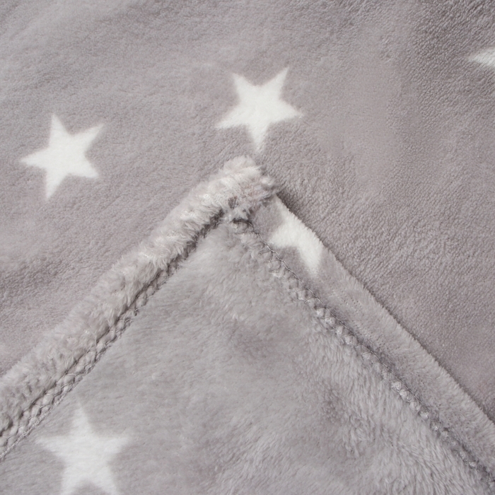Плед Этель Плед Этель "Звезды" 150*200 см,100% п/э, корал-флис 220 гр/м2