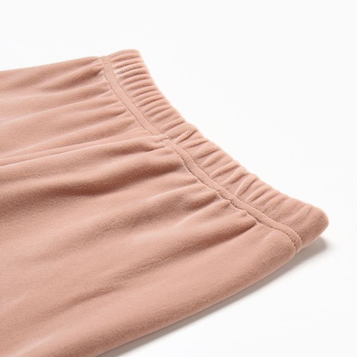 Костюм детский (свитшот, леггинсы) KAFTAN Plushy р.32 (110-116), бежевый