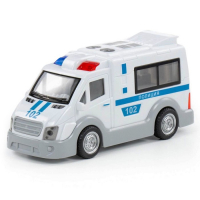 Автомобиль &laquo;Полиция&raquo; инерционный, со светом и звуком, МИКС