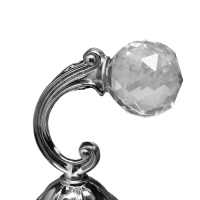 Крючок для штор KS008, однорожковый, цвет хром Крючок для штор KS008, однорожковый, цвет хром