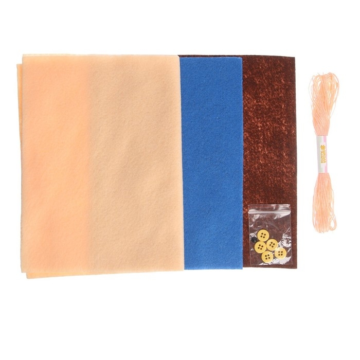 Набор для шитья. Игрушка из фетра своими руками &laquo;Мишка&raquo;