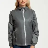 Ветровка женская Fastplant серая, размер XXL