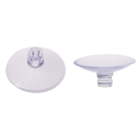 Присоска универсальная силиконовая d=40 мм, сквозное отверстие, 20 шт. в наборе, цвет прозрачный Присоска универсальная силиконовая d=40 мм, сквозное отверстие, 20 шт. в наборе, цвет прозрачный