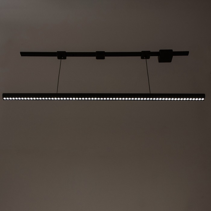 Светильник трековый SLIM Светильник трековый SLIM "Рейна" LED 66Вт 3000K-6000К 48V CRI90 черный 3,2х3,8х12-112см