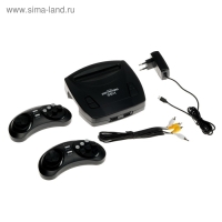 Игровая приставка Retro Genesis 8 Bit Wireless, AV кабель, 2 беспр. джойст., 300 игр, черная