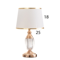 Лампа настольная "Юри" 1х40Вт Е27 1х3Вт LED золото 25х25х41см