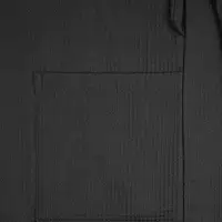 Халат вафельный Kimono, черный, размер M/L