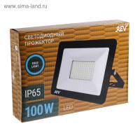 Прожектор светодиодный REV Ultra Slim, 100 Вт, 6500 К, 8000 Лм, IP65 Прожектор светодиодный REV Ultra Slim, 100 Вт, 6500 К, 8000 Лм, IP65