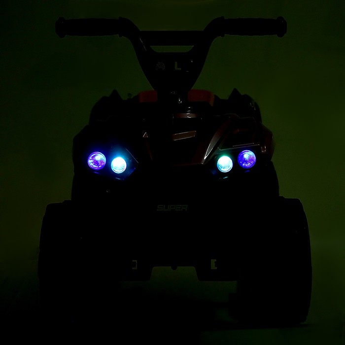 Электромобиль &laquo;Квадроцикл&raquo;, свет, AUX, розовый