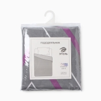 Пододеяльник Этель "Сиренево-серые зигзаги" 145*210 см, 100% хлопок, поплин, 125 г/м&sup2;