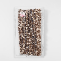 Тесьма декоративная &laquo;Твидовая&raquo;, односторонняя, 35 мм, 5 &plusmn; 0,5 м, цвет кофейный