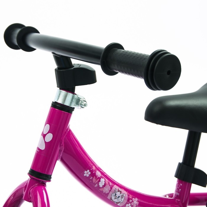 Беговел 12 Беговел 12", детский облегченный, 3+ «Кошечка Мэри», цвет фиолетовый