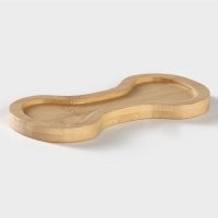 Салфетница керамическая на бамбуковой подставке BellaTenero, 14×7×10 см, цвет белый Салфетница керамическая на бамбуковой подставке BellaTenero, 14×7×10 см, цвет белый