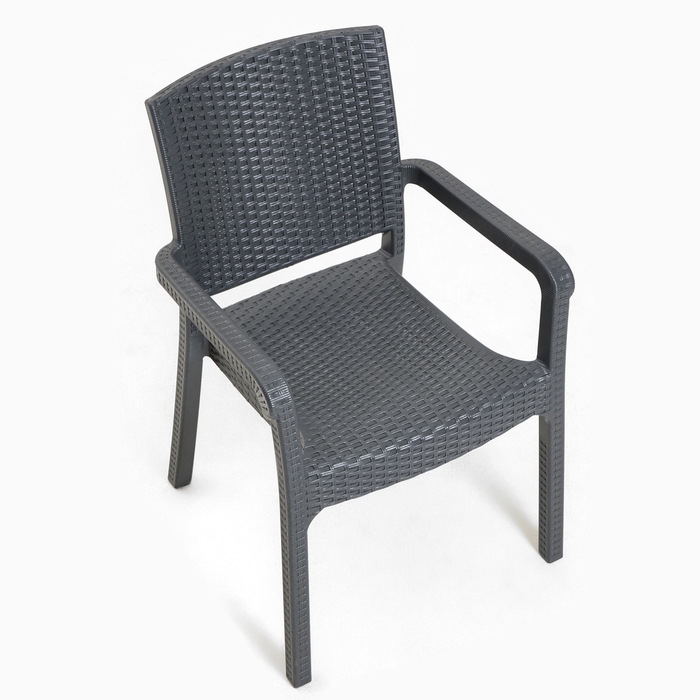 Кресло садовое Кресло садовое "Мацеста", 57,5 х 58 х 86,5 см, антрацит