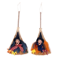 Баба яга на подвесе на метле, виды МИКС Баба яга на подвесе на метле, виды МИКС