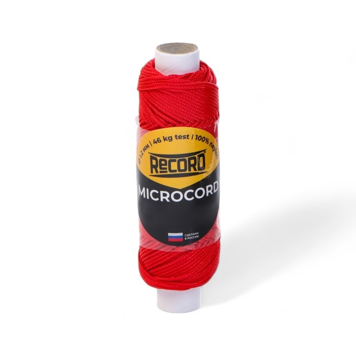 Микрокорд "Мастер К." нейлон, красный, d - 1.2 мм, 30 м