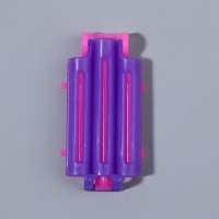 Бигуди для прикорневого объема, 5,7 &times; 3 &times; 1 см, 6 шт, цвет розовый/фиолетовый