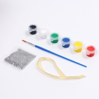 Роспись по дереву на новый год &laquo;Новогодний домик&raquo;, новогодний набор для творчества