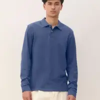 Рубашка поло унисекс с длинным рукавом Pacific LSL, серый меланж, размер 5XL