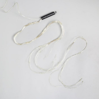 Гирлянда &laquo;Дреды&raquo; 1.5 м, IP20, серебристая нить, 125 LED, свечение мульти, 12 В