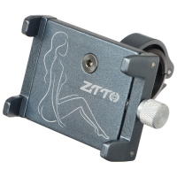 Держатель телефона на руль, алюминий, цвет серый Держатель телефона на руль, алюминий, цвет серый