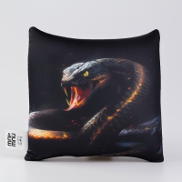 Новый год! Антистресс подушка-игрушка «Змея», чёрная Новый год! Антистресс подушка-игрушка «Змея», чёрная