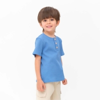 Футболка детская KAFTAN "Basic line", р.36 (134-140 см), синий