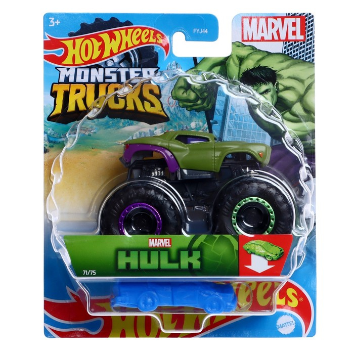 Машина &laquo;Базовый Монстр трак&raquo;, масштаб 1:64, цвета МИКС