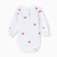 Боди детское с рюшами MINAKU, цвет молочный, рост 62-68 см