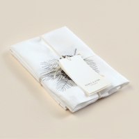 Набор салфеток с вышивкой SL HOME "Новый год" 40х40см-2 шт., лен 100% Набор салфеток с вышивкой SL HOME "Новый год" 40х40см-2 шт., лен 100%