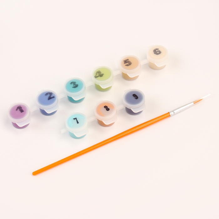 Картина по номерам &laquo;Котёнок&raquo;, 20 &times; 20, на холсте, с подрамником