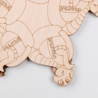 Подставка под горячее &laquo;На счастье&raquo;, D=20 см, можжевельник