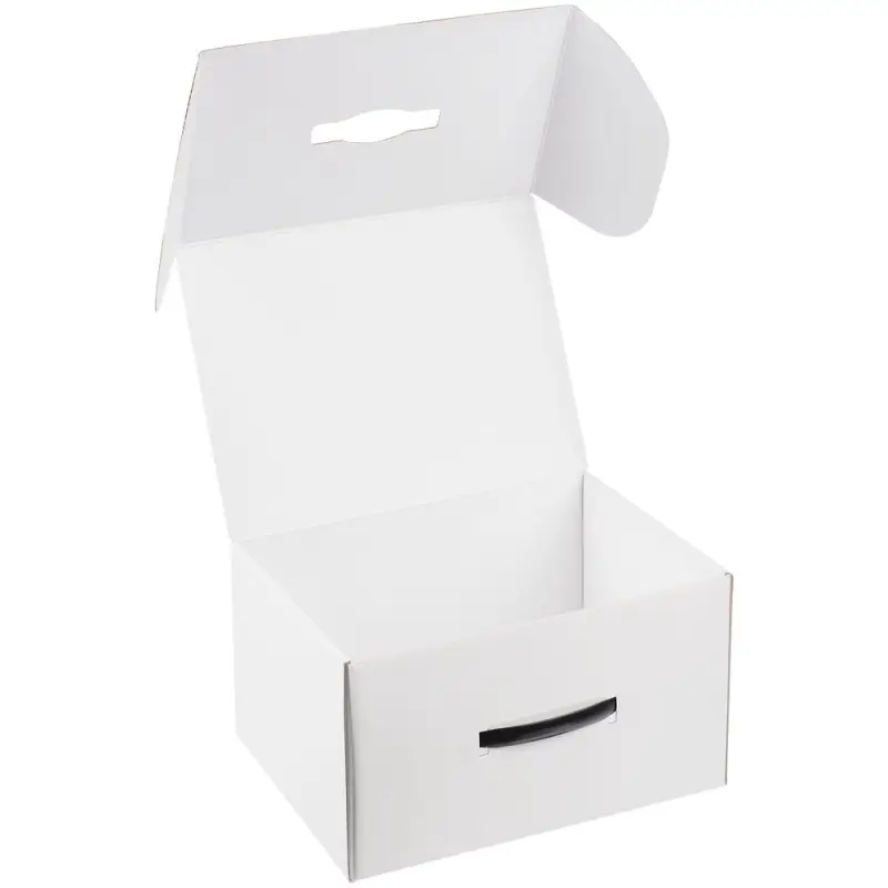 Коробка Matter High Light, белая с черной ручкой Коробка Matter High Light, белая с черной ручкой