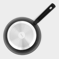 Сковорода Доляна &laquo;Первый дом&raquo;, d=26 см, h=7,5 см, антипригарное покрытие, индукция, цвет чёрный