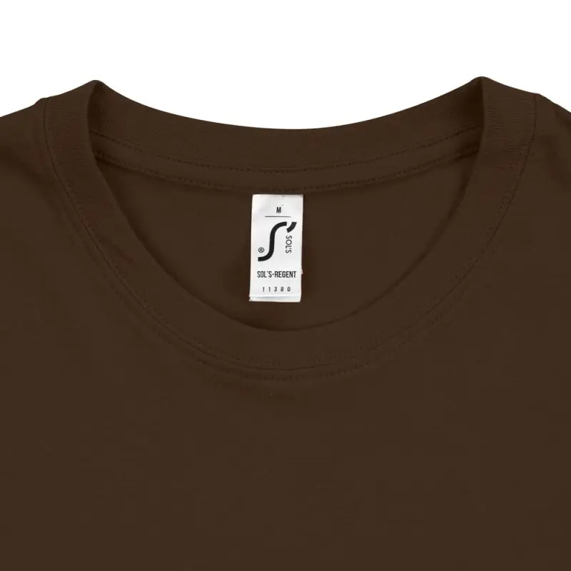 Футболка Regent 150 темно-коричневая (шоколад), размер XS