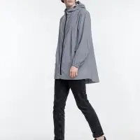 Парка Manifest из светоотражающей ткани, серая, размер M/L