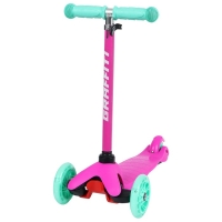 Самокат GRAFFITI, колёса световые PU 110/75 мм, ABEC 7, цвет розовый Самокат GRAFFITI, колёса световые PU 110/75 мм, ABEC 7, цвет розовый