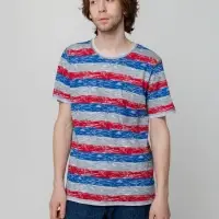 Футболка мужская RAYET двусторонняя, красный/синий, размер M