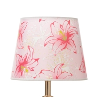 Абажур универсальный "Крупные цветы"  Е27/Е14 24х24х19см