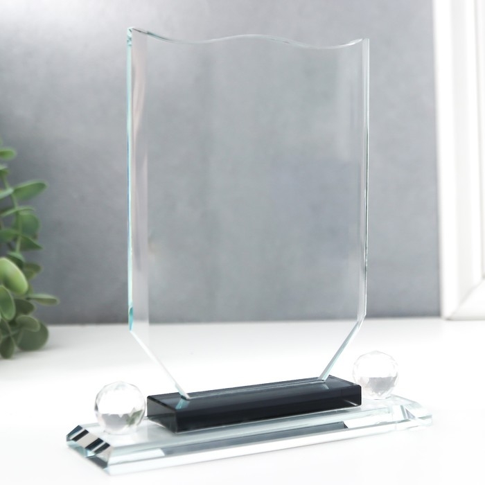 Сувенир стекло Сувенир стекло "Стела наградная" 17х12х4 см