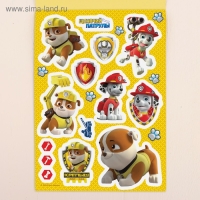 Щенячий патруль. Книга с наклейками А5 PAW PATROL "Щенячий патруль", 4 страницы + бонус Щенячий патруль. Книга с наклейками А5 PAW PATROL "Щенячий патруль", 4 страницы + бонус