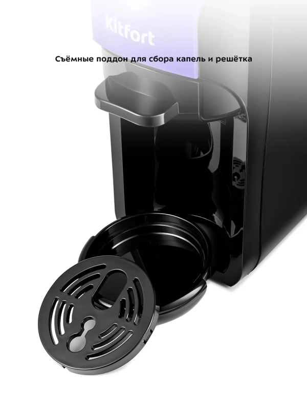 Кофеварка рожковая КТ-7105 капсульная Nespresso, Dolce Gusto Кофеварка рожковая КТ-7105 капсульная Nespresso, Dolce Gusto