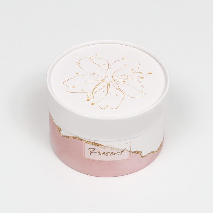 Набор шляпных коробок 3 в 1 Набор шляпных коробок 3 в 1 "Акварель", завальцованная, 16 х 10, 14 х 9, 13 х 8,5 см