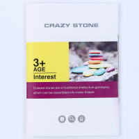 Развивающий набор &laquo;Камешки&raquo;, 24 &times; 19,5 &times; 6 см, 36 камешков + книга с заданиями